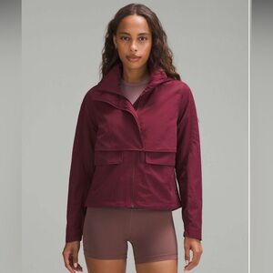 NWT Lululemon Always Effortless Jacket Manteau Size 6 Wine berry $148